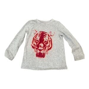 Long Sleeve Lion Shirt - Toddler Boy Size 3